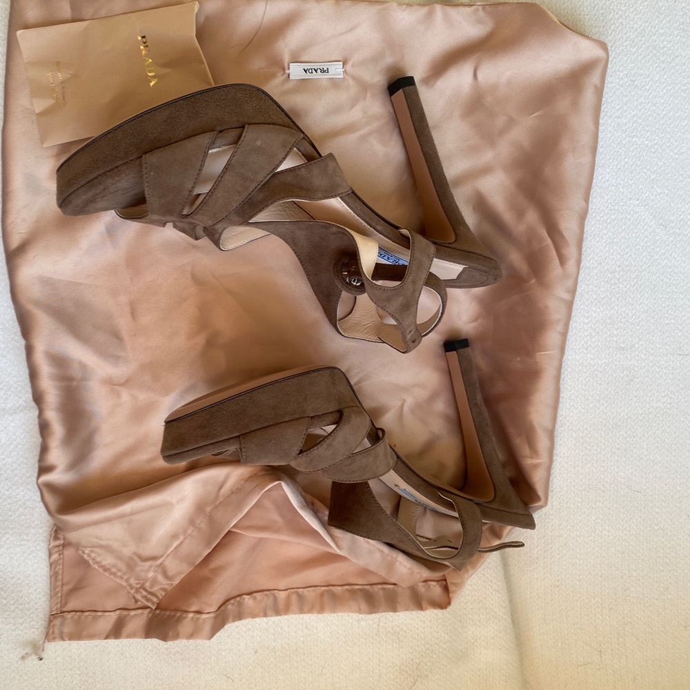 Prada Brown Sandal heels